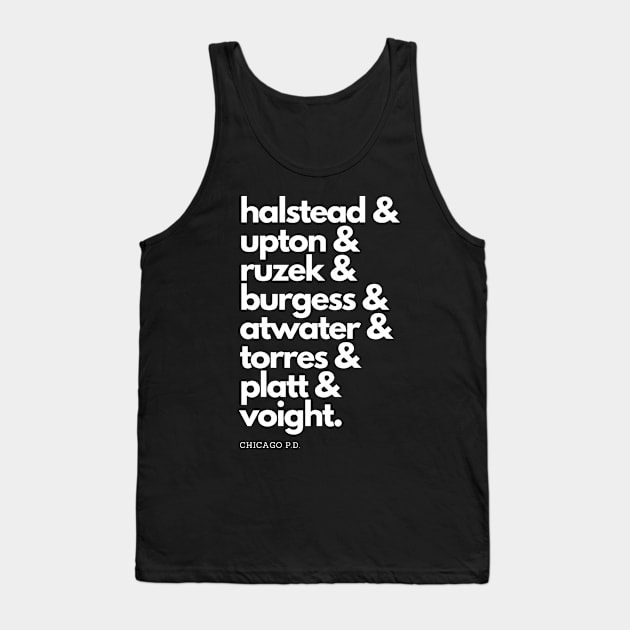 *NEW* Chicago PD Squad Goals (White Text) Tank Top by Meet Us At Molly's